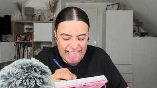 ASMR ASKING YOU 99 OVERLY EASY QUESTIONS IN DUTCH 📝🤓