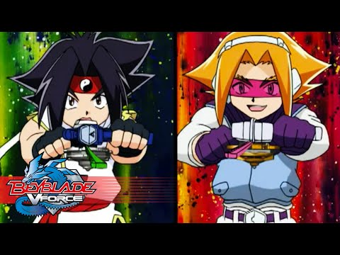 BEYBLADE VFORCE | Ep.31 Ataca la Bestia de la roca | Ep.32 Muchas preguntas... Pocas respuestas