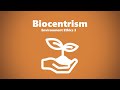 Environmental Ethics and Value Systems