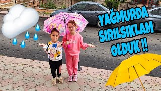 HAVALAR ÇOK SOĞUDU BAHAR VE BANU ALYA DIŞARI ÇIKMAK İSTEDİ YAĞMUR YAĞDI SIRILSIKLAM OLDUK!!