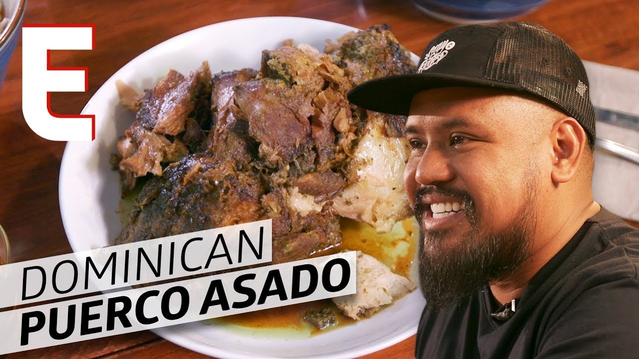 Dominican Roast Pork Shoulder and Mind-Blowing Yuca Empanadas Cooking in America