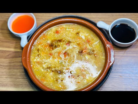 Restaurant style Hot & Sour soup with a desi touch | Easy Chicken Soup Recipe