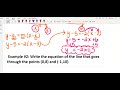 Converting Point Slope to Slope Intercept Form
