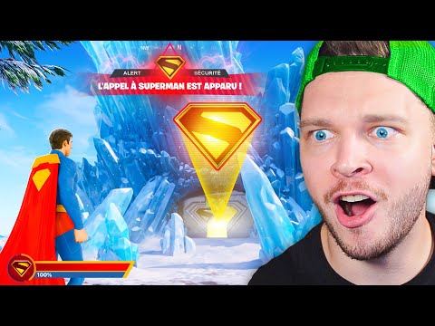 Je Deviens le Boss SUPERMAN sur Fortnite ! (Événement mythique)