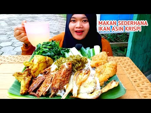 MAKANAN KHAS SUNDA IKAN ASIN SAMBEL LALAPAN