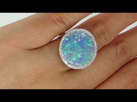 Buy Opal Ring, Crystal Ring, Opal Jewelry, Crystal Opal Ring, Engagement  Ring, Wedding Ring, Anniversary Ring Online in India - Etsy