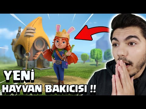 YENİ YARDIMCI HAYVAN BAKICISI !!  Clash Of Clans Konsept