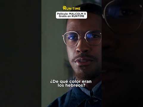 ¿De qué color era Jesús?🎥 MALCOLM XGratis en RUNTIME #denzelwashington #malcolmx #runtimetv