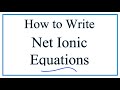 Understanding Net Ionic Equations and Spectator Ions