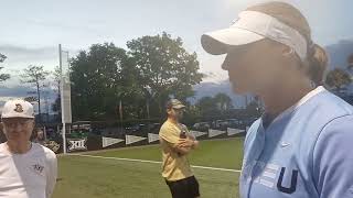 Ava Stuewe Postgame vs Kansas