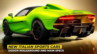 Newest Exotic Sports Cars by Italy’s Most Refined Automakers