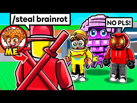 I Logged Into The OWNERS ACCOUNT to TROLL My Friends in Steal a Brainrot