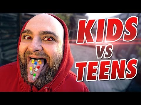 KINDER VS TEENAGER !