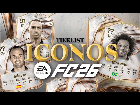 ICONOS FC26 ¿SE VAN A PODER UTILIZAR? | TIERLIST de Jaime y Pablo