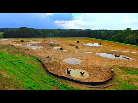 Building a 5 Acre Pond! (Filling it with Water)