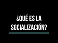Cuestionario sobre la Socialización