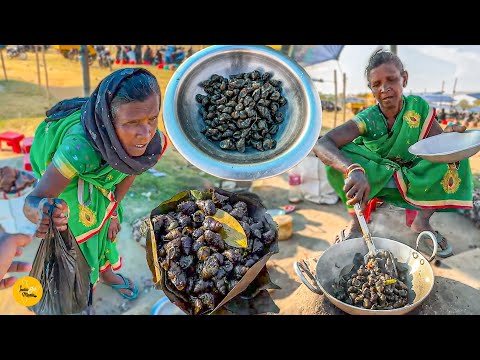 Adivasi Didi Ka Jharkhandi Style Ghongi/Snails Meat Recipe In Ranchi l Ranchi Street Food