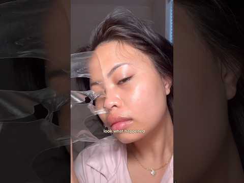 this is what happens when u wear a sheet mask to bedโฆ. ????