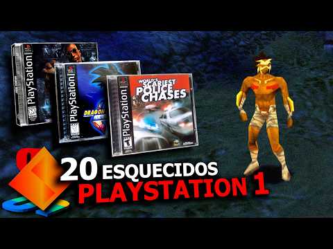 TOP 20 jogos ESQUECIDOS no PS1 que PRECISAM SER LEMBRADOS !!!