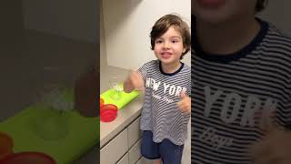 Experiência do milho dançante