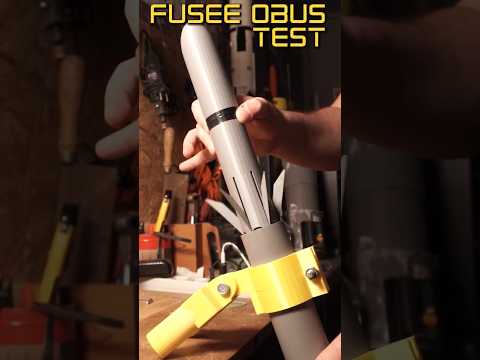 Vol d'une fusée obus ! #fusée #patator #rocket