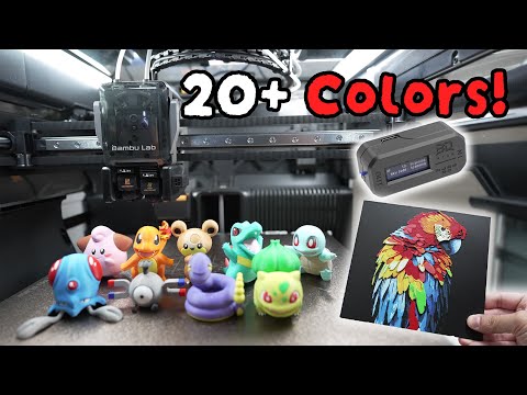 This is how you can print 25 colours with the Bambu Lab H2 Series printers