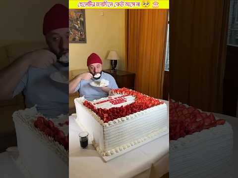 Birthday Boy Finished the Whole Cake Alone 🎂😲#shortsvideo #birthdayboy #funnyvideo #bangla