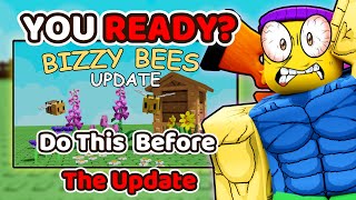 Bizzy Bees Update Pro Tips in Grow a Garden ! Huge Buffs + Secrets 🐝🌸