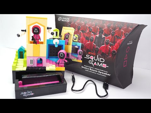 Squid Game 2 오징어 게임 2 Minifigures Set | Stairs Room Speaker | KALOS BLOCKS | Compatible with LEGO