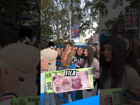 Te saldrías de la fila?