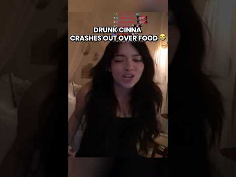 Drunk Cinna CRASH OUT over FOOD 😭