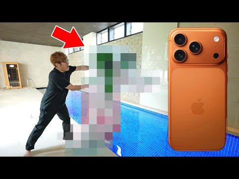 【32万】iPhone17 Pro Max コズミックオレンジとまさかのあの人が水没