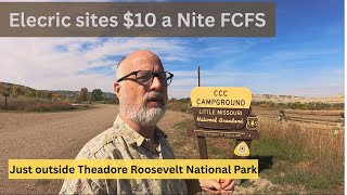 CCC Campground in the Little Missouri National Grasslands just outside Theodore Roosevelt NP North