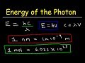 Photon Energy Calculations and Concepts
