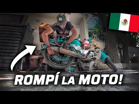 TODO IBA BIEN HASTA QUE COMETÍ ESTE GRAVE ERROR👀😔 [ROMPÍ LA MOTO] | BAJA CALIFORNIA🇲🇽