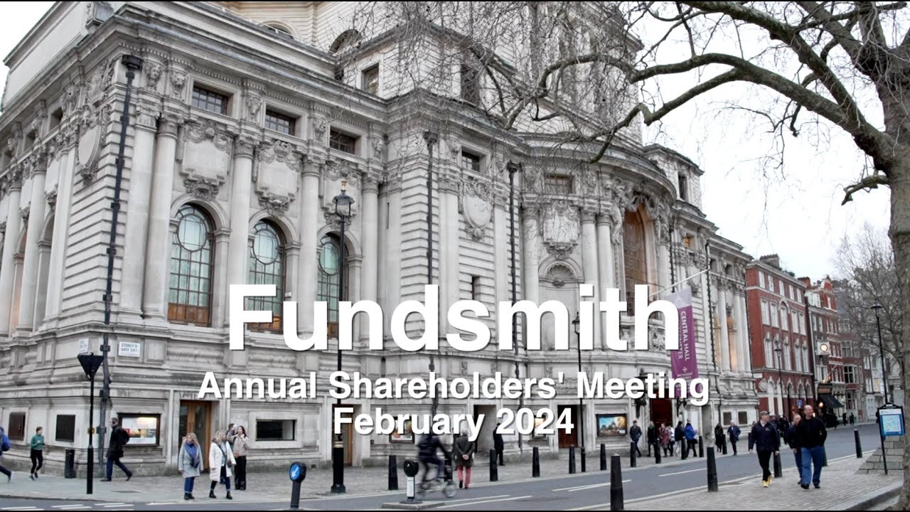 Video player for FUNDSMITH Annual Shareholders' Meeting February 2024