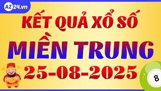 Xổ số miền Trung ngày 25 tháng 8 - XSMT - SXMT - KQXSMT - Kết quả xổ số kiến thiết miền Trung thứ 2