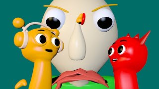 Baldi's Basics In Learning Vs SPRUNKI