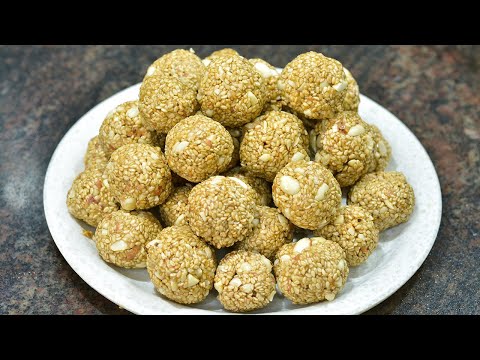 खुसखुशीत तिळाचे लाडु कडक न होणारे | Tilache Ladoo Recipe in marathi