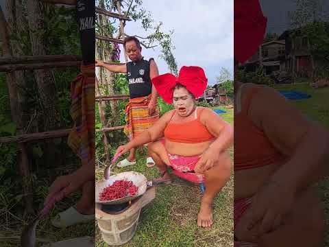 ผ้าปิดจมูกเวลาคั่วพริก #funny #comedy #humor #kkkk #ตลก #memes #ขำขัน #fun #fypツ #justforfun