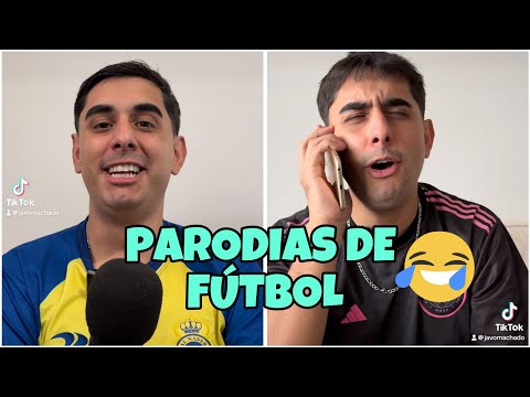 LAS MEJORES PARODIAS DE FÚTBOL PARA MORIR DE RISA😂 #messi #ronaldo #mbapee