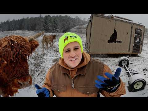 First Storm of the Year Hits the Farm