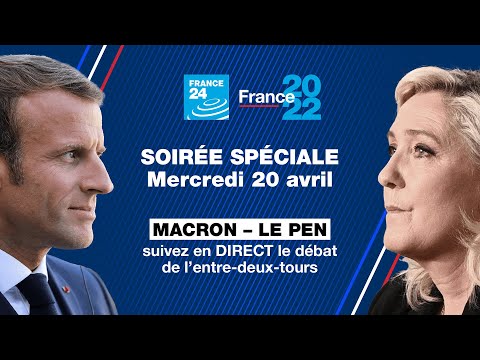 Le DÉBAT - Macron vs Le Pen : Suivez en DIRECT le débat de l'entre-deux-tours • FRANCE 24