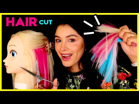 😍 Mamá te corta el cabello: ✂️ Corte de cabello REAL a mi muñeca AMY I Ges ASMR