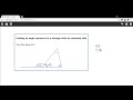 External Angles in Triangles