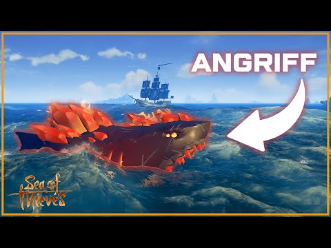 Der neue Megalodon greift @Gamerstime & mich an | Sea of Thieves - Win Challenge 100.000 Gold