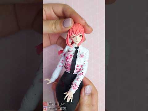 Chainsaw Man [ Makima ] clay figures!\(`•ω•´)/*҉   #chainsawman #makima