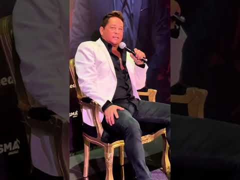 Leonardo, na coletiva de imprensa sobre a gravação do seu Dvd 40 anos de carreira.
