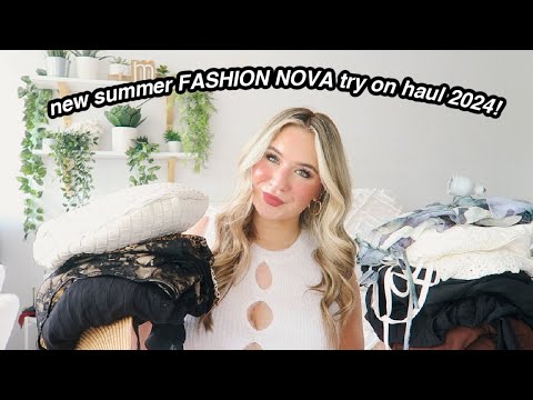 new summer FASHION NOVA try on clothing haul 2024!