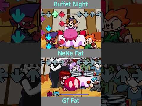 Friday Night Funkin' GF VS Nene EATS TOO MUCH MOD #fnf #fridaynightfunkinmod